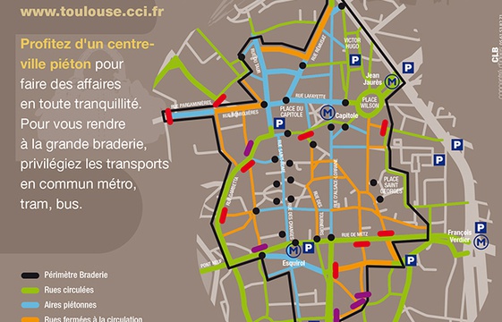 Toulouse : La Grande Braderie déballe en centre ville