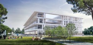 L’Atrium, le futur learning center de l’université Paul Valéry de Montpellier