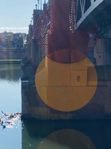 L'œuvre de Georges Rousse au Pont Saint-Pierre de Toulouse, Kansei TV