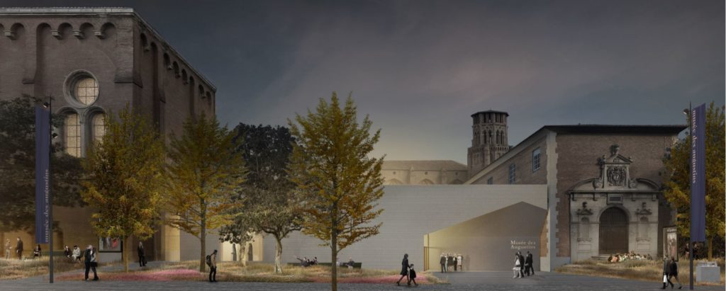 L’esquisse du parvis du musée des Augustins dessinée par l’architecte Francisco Aires Mateus, Kansei TV